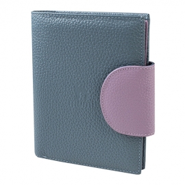 Портмоне Mumi голубой с бумажником водителя и паспортом