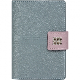 Обложка для паспорта Parfum голубой